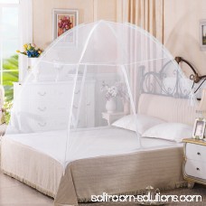 Gymax Portable Folding Mosquito Net Tent Bed Anti Zipper Mosquito Bites POP UP Net